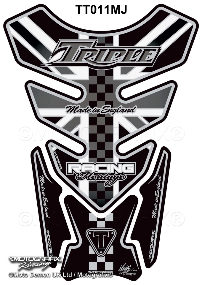 Triumph Speed Street Triple Daytona Serbatoio Motografix Protezione Gel