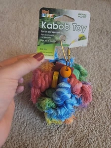bird kabob Toy. New With Tags. Rope, Wooden Beads - Picture 1 of 8
