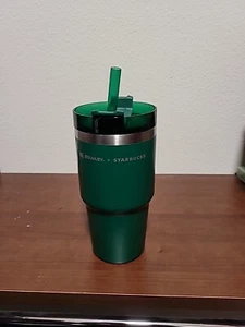 Starbucks Mexico + Stanley 2023 Green Tumbler 20oz. New - Picture 1 of 3