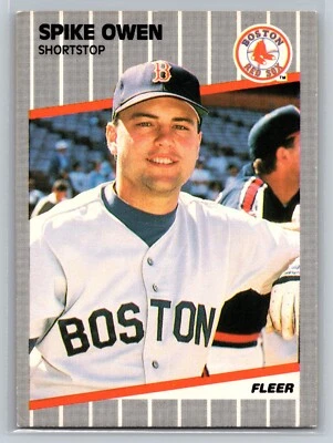 1989 Fleer - Spike Owen #93 - Image 1 of 2