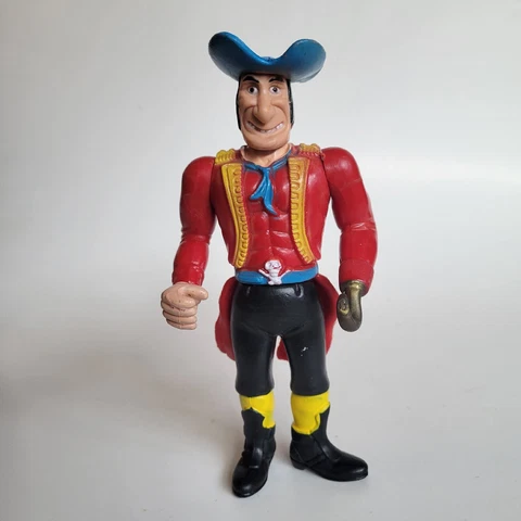 Vintage Pirate Captain Hook Knockoff Figure 80s Cover