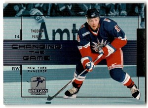 1999-00 Upper Deck Wayne Gretzky Changing The Game Theoren Fleury #CG7