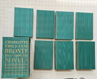 Charlotte, Emily+Anne Bronte. The Complete Novels. 7 illustrated vols. Folio Soc - Image 1 of 4