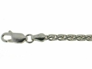 Wheat Chain Necklace - 26 inch* (2.2mm* wide) - Sterling Silver - Made Italy [BN