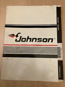 1988 40-50Hp Johnson Maintenance Manual Spanish French English Portuguese 398287 - Picture 1 of 7