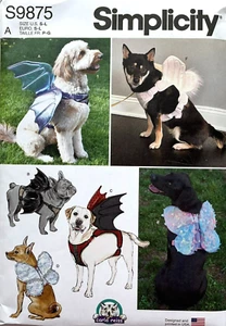 Simplicity Pattern S9875 Dog Harnesses  With Wings Sizes:  S, M, L - Picture 1 of 2