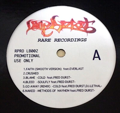 Limp Bizkit Rare Recordings Live & Demo Japan Promo LP Linkin Park KoRn Vinyl - Image 1 of 2