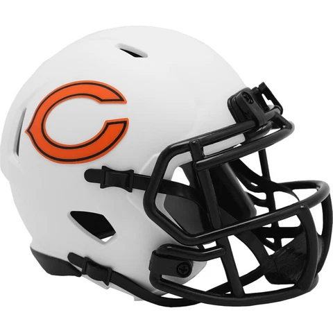 Chicago Bears Lunar Speed Mini Helmet New In Box 28697 Cover