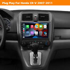 Android12 Car Stereo Radio GPS Navi Apple Carplay+Camera For Honda CRV 2007-2011