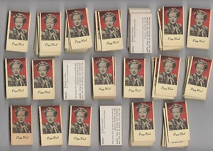1940s-50s Peerless Engrav-O-Tints Film Star Wt Machine Open Vending Box 199cards - Picture 1 of 5