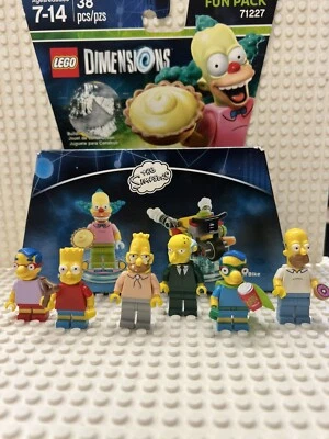 LEGO Simpsons Minifigures Lot of 7 Figures - Image 1 of 4