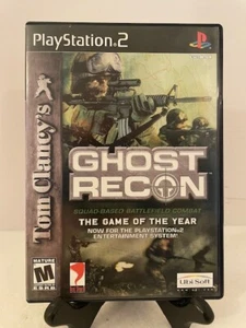 Tom Clancy's Ghost Recon (Sony PlayStation 2, PS2, 2002) Completo con Prueba Manual - Imagen 1 de 7