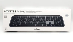 Logitech MX Keys S für Mac Bluetooth Tastatur, US-Englisch - Space Grau - Bild 1 von 4