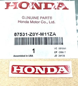 Original Honda Mark Emblem Aufkleber Honda (Typ1) 87531-Z0Y-M11ZA OEM NEU - Bild 1 von 2