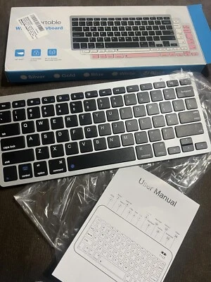 Bluetooth Keyboard for iPad 10th, 9th, 8th Gen, iPad Pro 12.9/11/10.5/9.7," ETC - Image 1 of 2