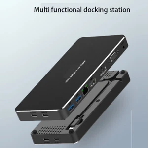 Sharing switch Multi-function dock station USB HUB 4K Type-C To HDMI/VGA Adapter - Picture 1 of 6