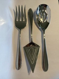 GOURMET Hampton Silberschmiede 18/10 Edelstahl 3-teiliges Servierset Korea - Bild 1 von 9