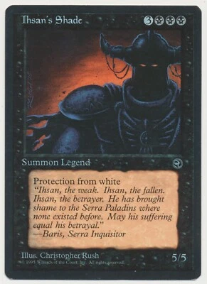 MTG Magic the Gathering Homelands INK ERROR BLUE TINT Ihsan's Shade Light Play! - Image 1 of 2