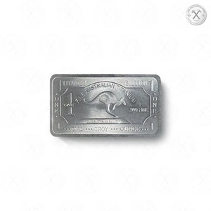 1 TROY OUNCE/OZ .999 Pure Titanium Kangaroo Bullion Ingot Bar- 31g Fine Titanium - Picture 1 of 10