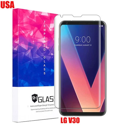 Protector de pantalla de vidrio templado de cubierta completa para LG V30 Foto 1 de 4