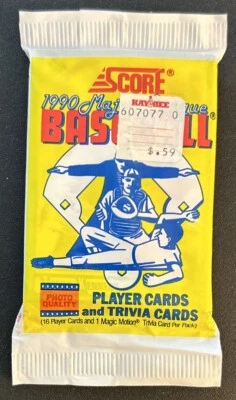 1990 Score Baseball Pack Terry Kennedy Giants Top Lenny Webster Rookie Twins Bac - Image 1 of 2