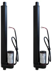 2 pcs Two Piece 12" 12 Inch Linear Actuator 225 Lb Pound Lift 12V Volt DC  - Picture 1 of 3
