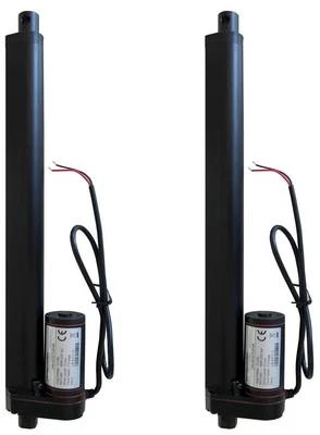 WINDY NATION 2 pcs Two Piece 12" 12 Inch Linear Actuator 225 Lb Pound Lift 12V Volt DC