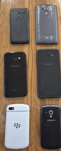 AS IS Phone Lot, Samsung, LG and Blackberry Some Working Some Parts or Repair - Photo 1 sur 2