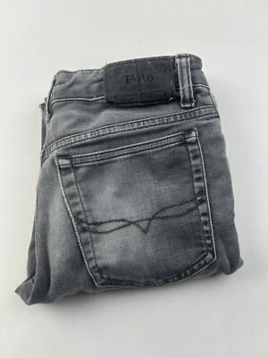 Polo Ralph Lauren SZ 12 Youth Boys Gray Jeans Adjustable Waist Straight Slim Fit - Image 1 of 4