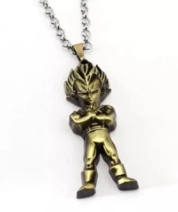 Dragon Ball Z Vegeta Sayajij Necklace Halskette Key Cosplay Anime Manga gold - Picture 1 of 1