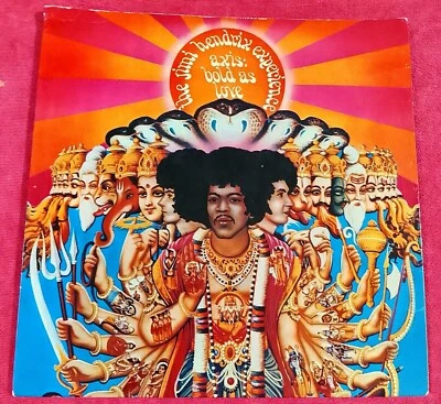 Jimi Hendrix, Axis Bold as Love, 1er Reino Unido estéreo prensado etiqueta de pista Foto 1 de 4