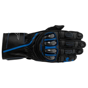 Guantes de motocicleta para hombre RST S1 negros gris azul neón - Imagen 1 de 7