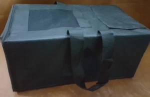 Portable Folding Dog, Cat, Pet Cage Car Travel Bag (Black Color, Large Size Box) - Picture 1 of 3