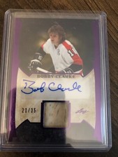 23 Leaf in the Game Hockey Bobby Clarke Autograph Relic 20/35 Flyers