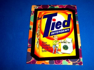 2023 Wacky Packages Flashback "TIED DETERGENT" Basic Sticker Card #9 - Picture 1 of 1