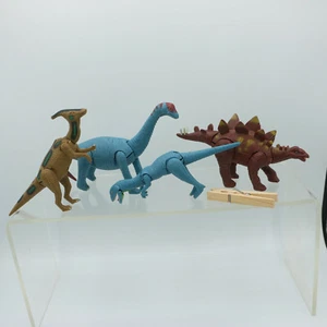 Stegosaurus Parasaurolophus Brachiosaurus Daspletosaurus Dinosaur 2001 K&M  - Picture 1 of 7