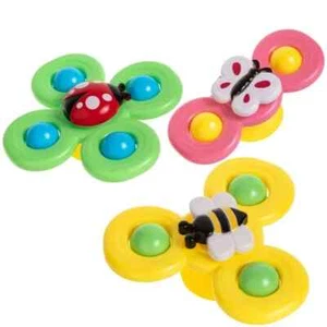 Suction Cup Spinner Toys for Toddlers, Suction Cup Fidget Spinner Bath Toys - Picture 1 of 11