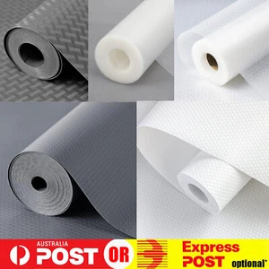 Shelf Liner Kitchen Cabinet Drawer Mats Non-Slip Cupboard Fridge Storage Pad - Picture 1 of 29