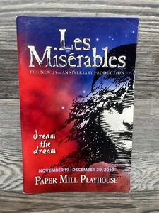 LES MISÉRABLES, PROGRAMA, NOVIEMBRE-DIC 2010, PAPER MILL PLAYHOUSE - Imagen 1 de 7