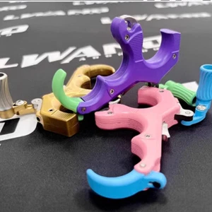 3 4 Finger Release Aids Trigger Thumb Grip Caliper Archery Compound Bow Hunting - Picture 1 of 23