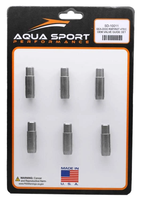 OEM Steel Valve Guides for Sea-Doo 4TEC GTI GTR GTS GTX RXP RXT WAKE - Image 1 of 1