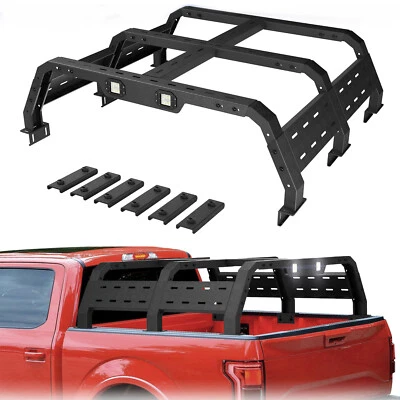 For Ram 1500 /Silverado 1500 /Ford F-150 /Tundra /Sierra 1500 New Bed Rack Steel Foto 1 de 4