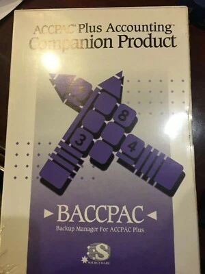 $295 ACCPAC Plus Accounting Companion Product BACCPAC Shrink Wrapped - Image 1 of 2