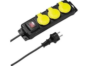 Outdoor Außensteckdose 3-Fach Steckdosenleiste Garten Außenbereich IP44 | Teccus - Bild 1 von 1