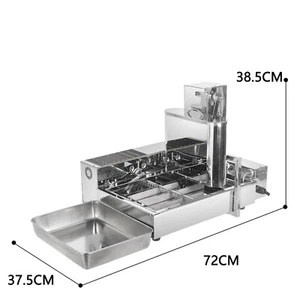 USA Kolice 1750 Stck./Stunde Mini 4 Reihen Donuts Maschine Braten Donut Maker - Bild 1 von 11