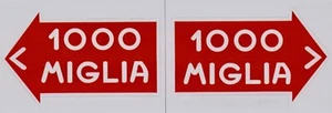 Mille Miglia Directional Stickers - Picture 1 of 1
