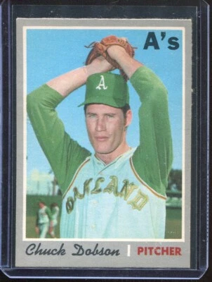 1970  O-PEE-CHEE  Baseball   # 331   Chuck Dobson   OPC   (NM)   Near Mint - Image 1 of 2