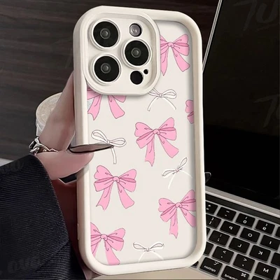 Hot Bowknot Case For Samsung Honor Motorola Xiaomi iPhone ShockProof Phone Cover - Image 1 of 4