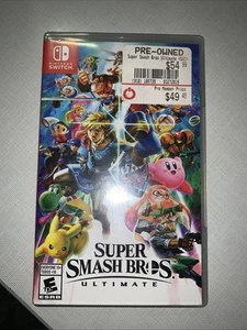 *SOLO CAJA VACÍA* 2018 Super Smash Bros. Ultimate Nintendo Switch SIN JUEGO - Imagen 1 de 3