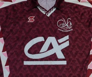 FC CASTELVARENNAIS MATCH WORN n°10 MAGLIA CALCIO SHIRT NOLEL VINTAGE (611) tg XL - Imagen 1 de 4